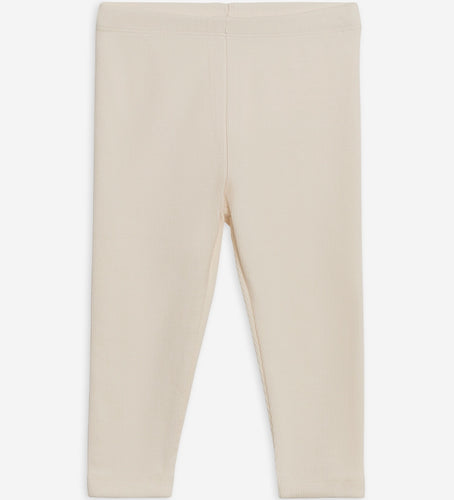 Lennon Ribbed Leggings Ivory | Colored Organics