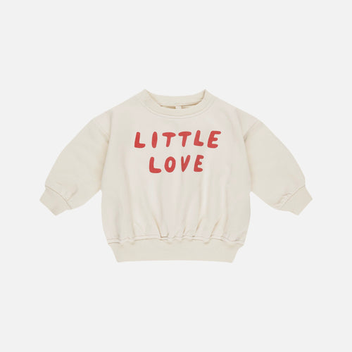 Relaxed Fleece Sweatshirt Little Love | Quincy Mae