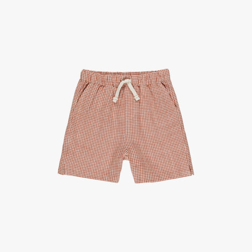 Perry Short Poppy Gingham | Rylee + Cru