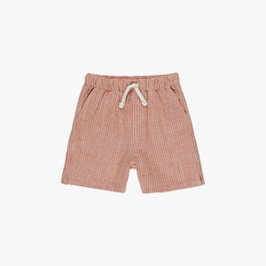 Perry Short Poppy Gingham | Rylee + Cru