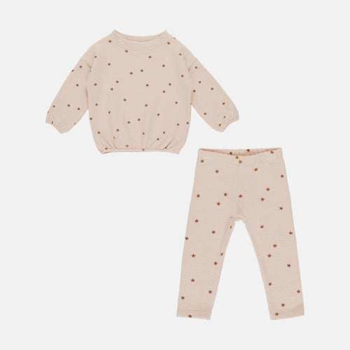 Spongey Knit Set Shell Stars | Rylee + Cru