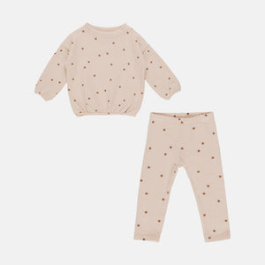 Spongey Knit Set Shell Stars | Rylee + Cru