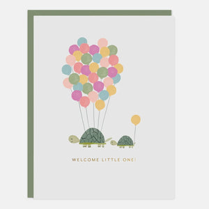 Welcome Baby Turtles Card