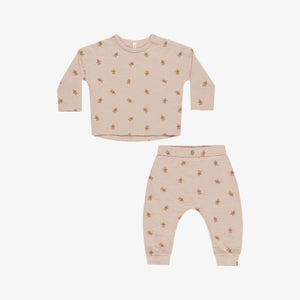 Long Sleeve Tee + Pant Set Gingerbread | Rylee + Cru