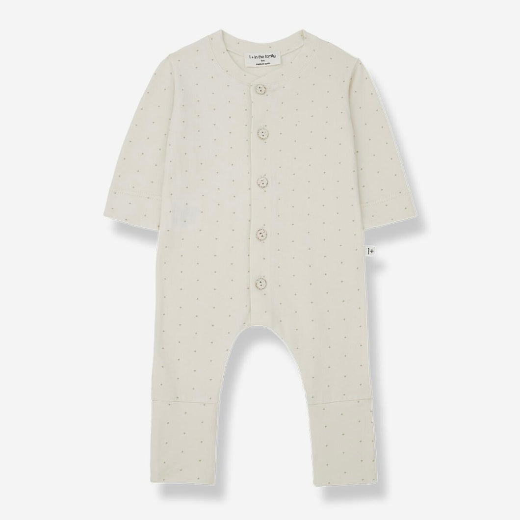 Alfons Jumpsuit Ecru Dot | 1+ in the Family