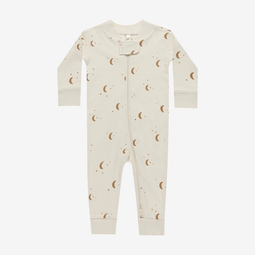 Zip Long Sleeve Sleeper Moons | Quincy Mae