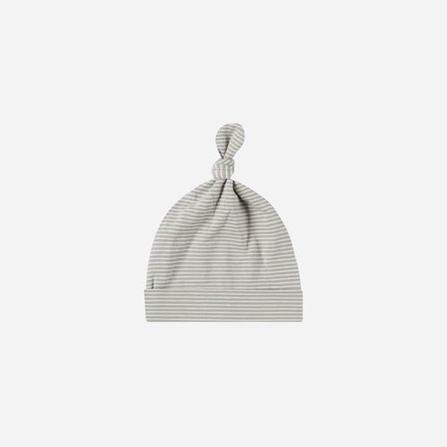 Knotted Baby Hat Blue Micro | Quincy Mae