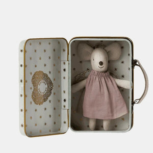 Angel Mouse in Suitcase Little Sister | Maileg