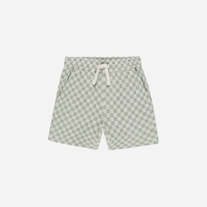 Bermuda Short Sage Check | Rylee + Cru