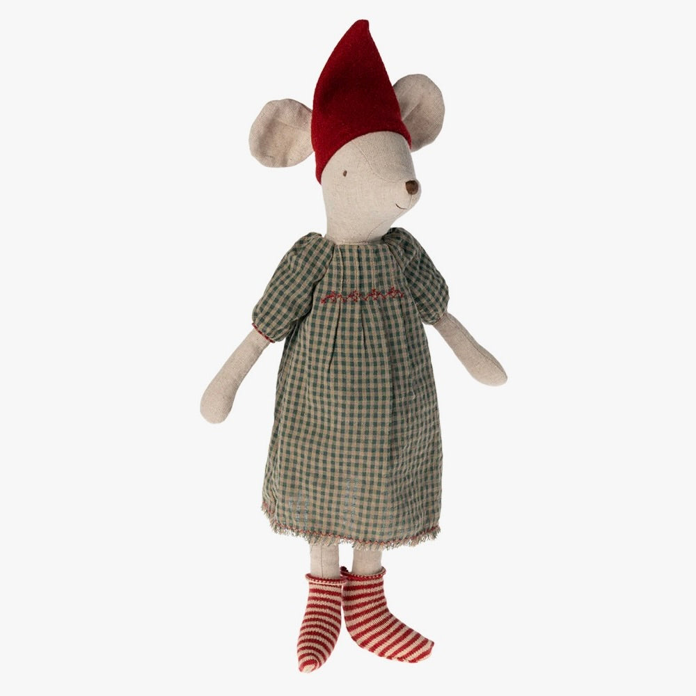 Christmas Mouse Medium Girl | Maileg