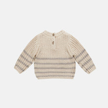 Rex Sweater Fog Stripe | Quincy Mae