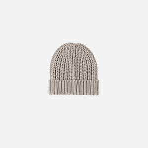 Chunky Knit Beanie Fog | Quincy Mae