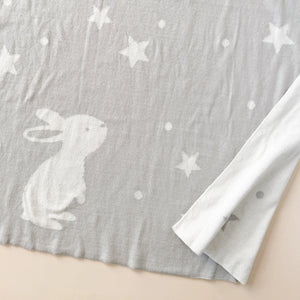 Organic Blanket Star Moon Bunny